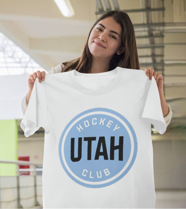 Utah Hockey Club Blue Circular Emblem T-Shirt