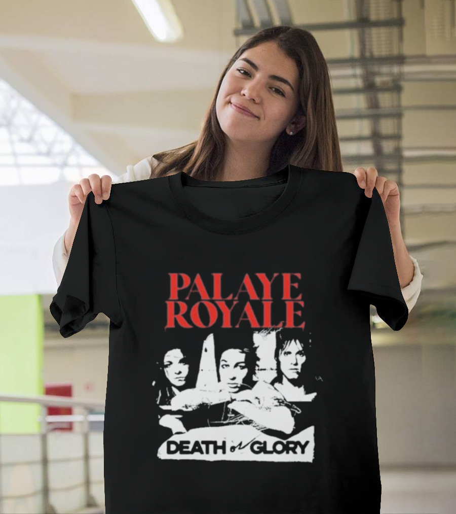 Palaye Royale Death Or Glory Band Member Portrait Trio T-Shirt