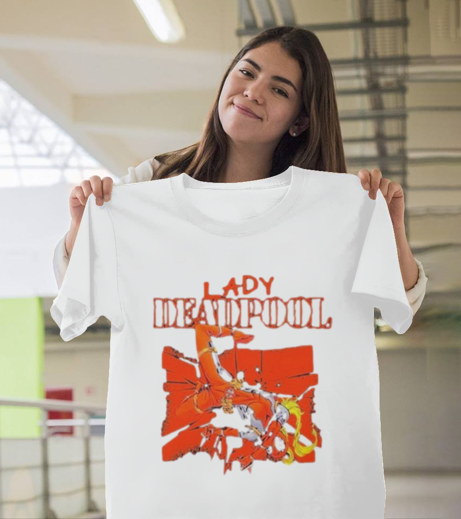 Rob Liefeld Lady Deadpool T-Shirt