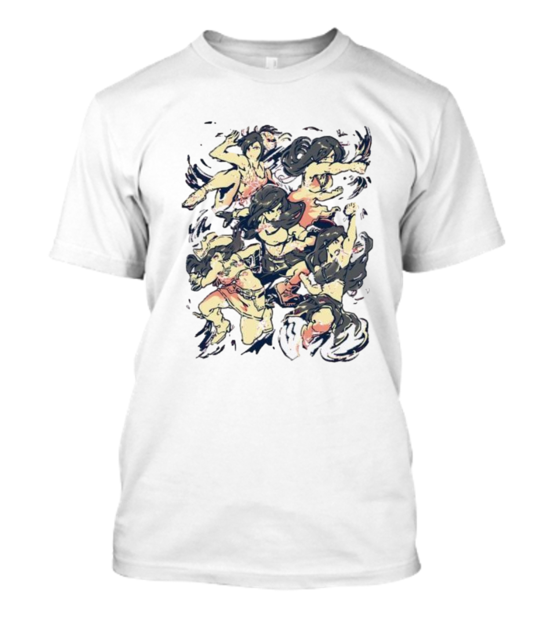 Seventh Heaven HelloWinter Dynamic Character Collage T-Shirt