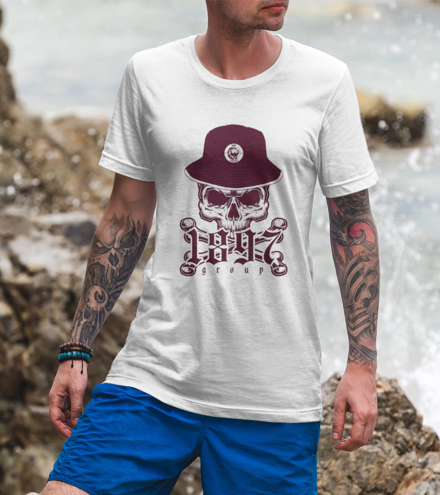 1897 Group Skull With Hat T-Shirt