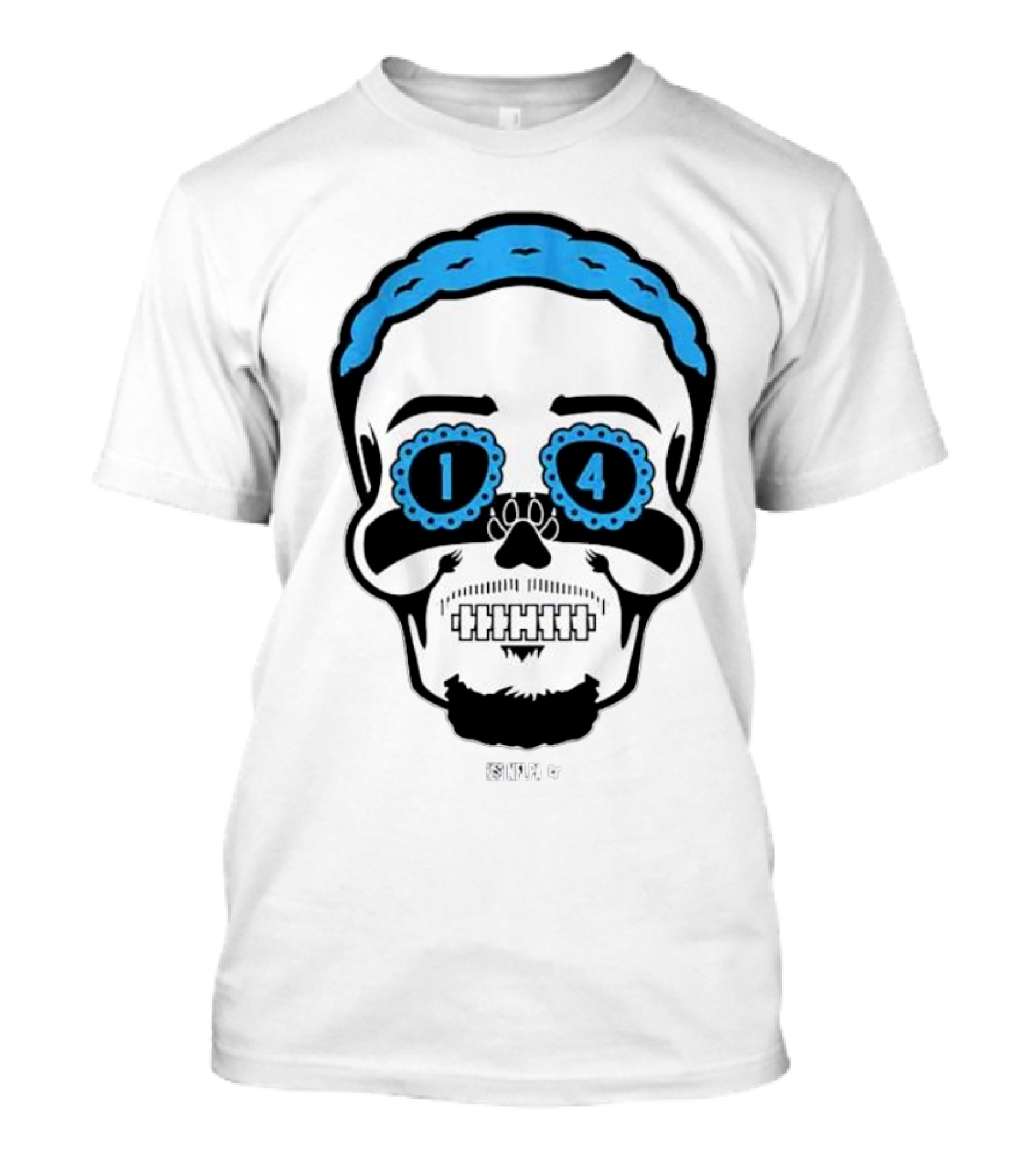 Amon-Ra St Brown Sugar Skull NFLPA 14 T-Shirt