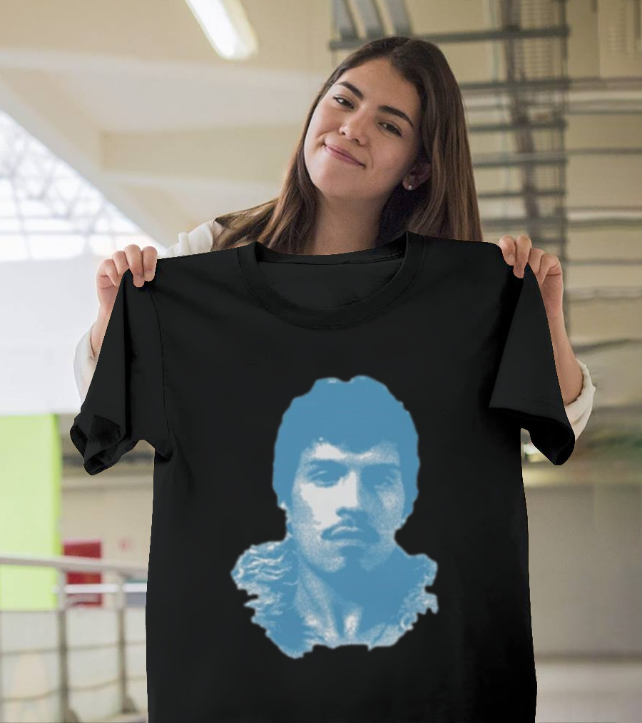 Omar Apollo God Said No Jumbo Blue T-Shirt