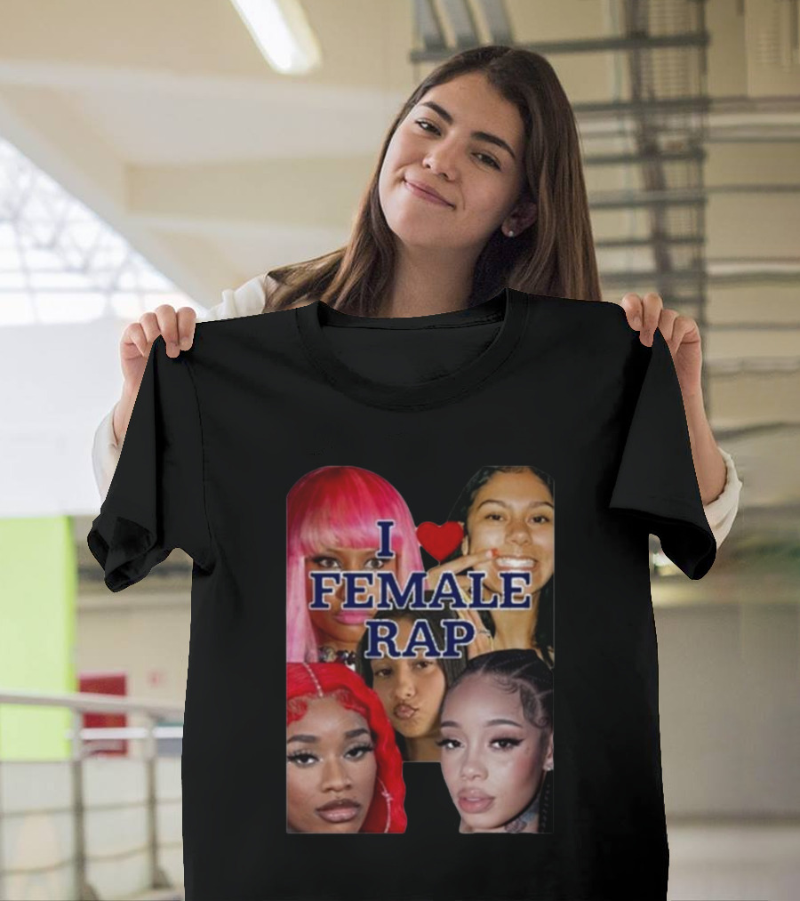 Nrth West Is My Spirit Animal I Love Female Rap Montage T-Shirt