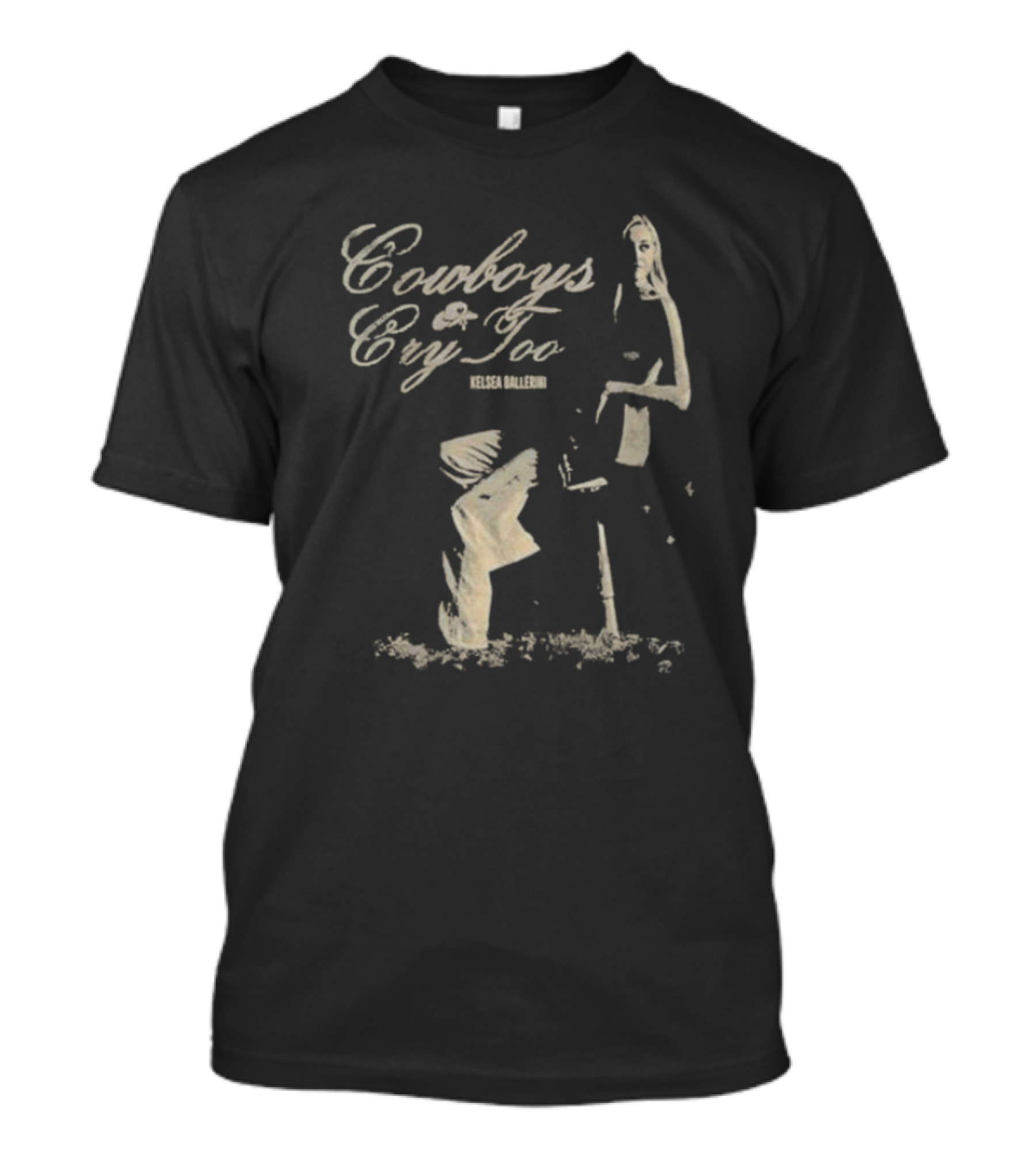 Cowboys Cry Too Kelsea Ballerini Face T-Shirt