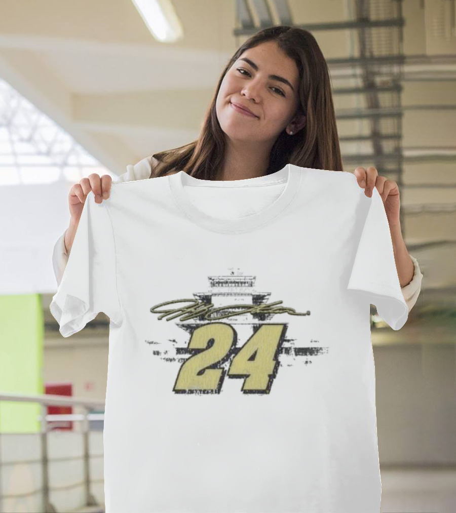 Jeff Gordon Hendrick Motorsports Team Collection 24 1994 Indy Brickyard 400 Winner T-Shirt