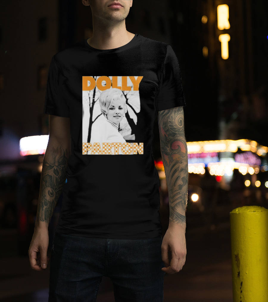 Dolly Parton Retro Black And White Tennessee T-Shirt
