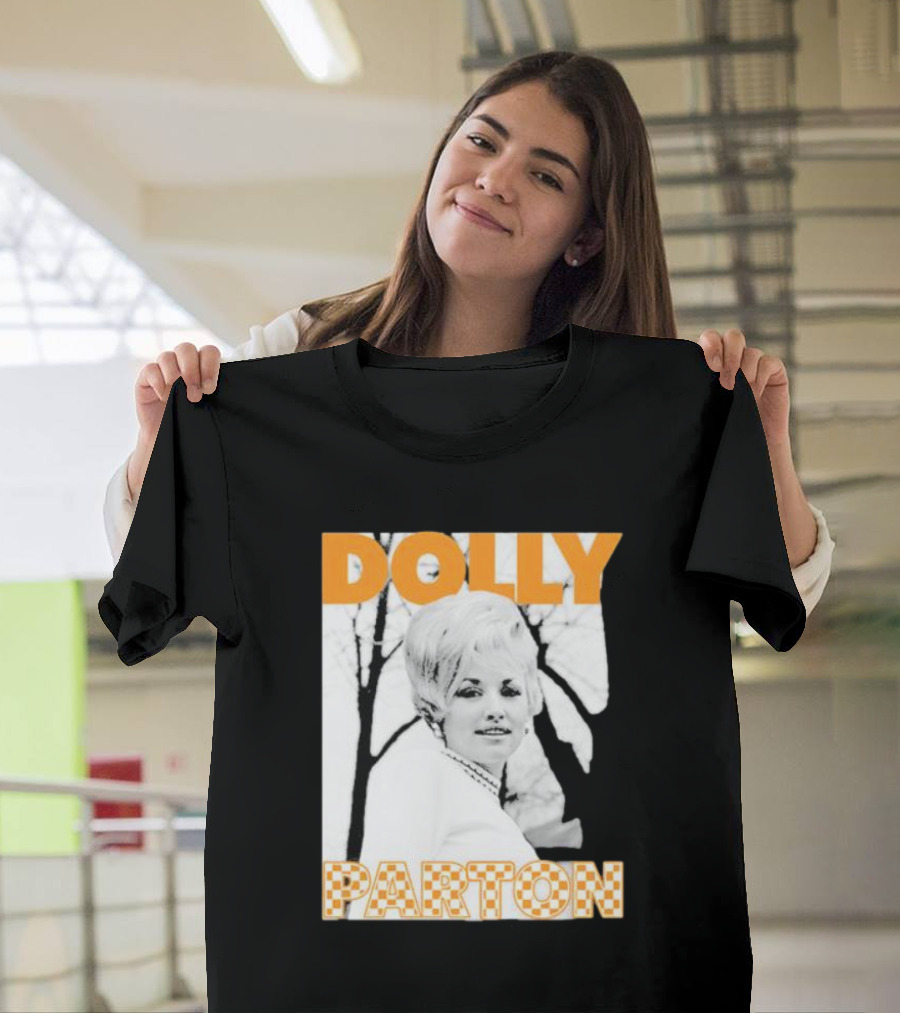 Dolly Parton Retro Black And White Tennessee T-Shirt
