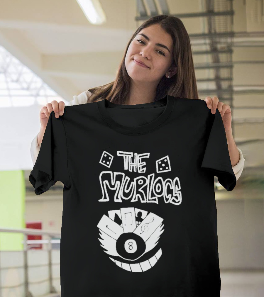 The Murlocs Playing Cards 8 Ball T-Shirt