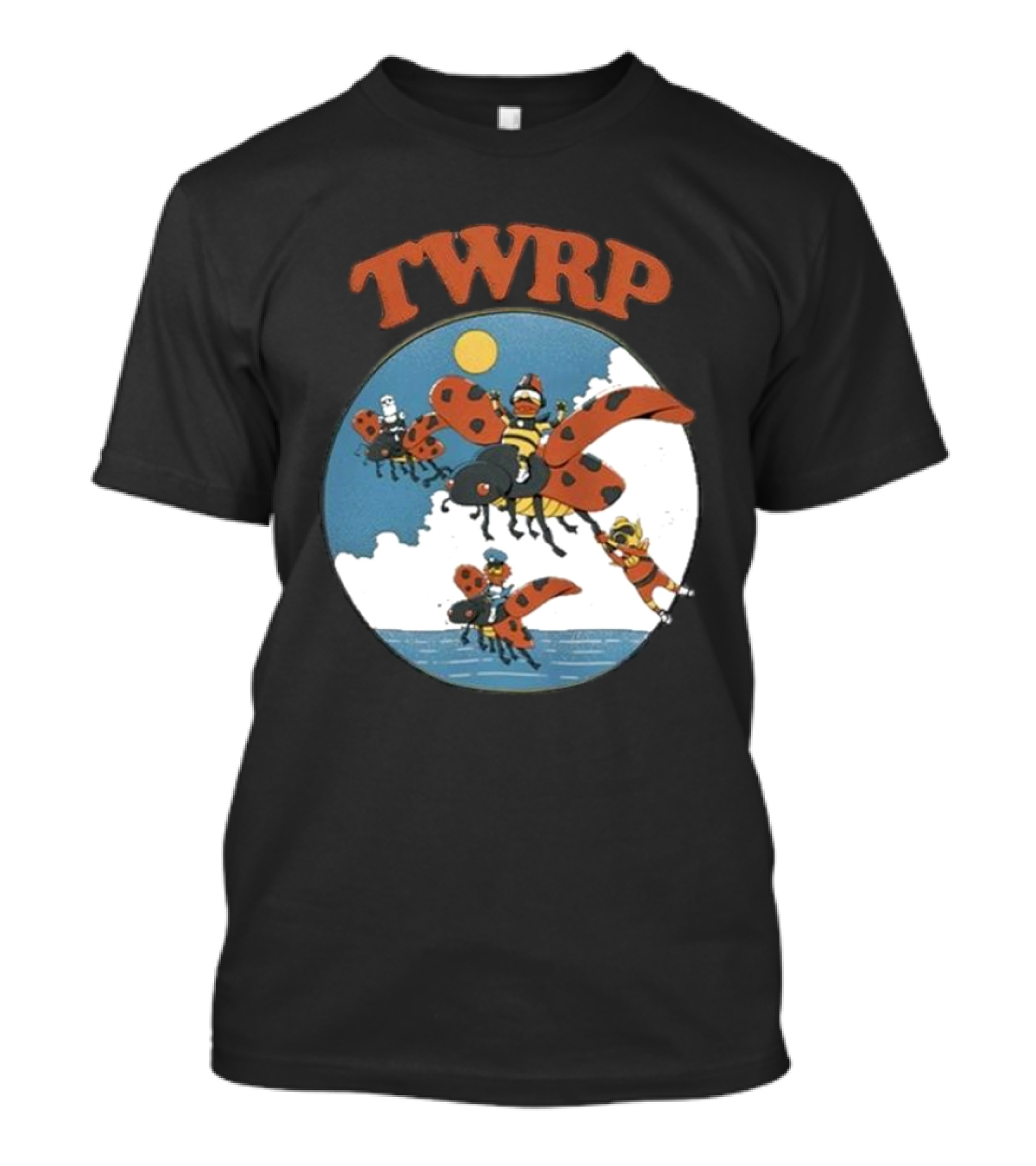 TWRP Band Riding Giant Ladybugs Under The Sun T-Shirt