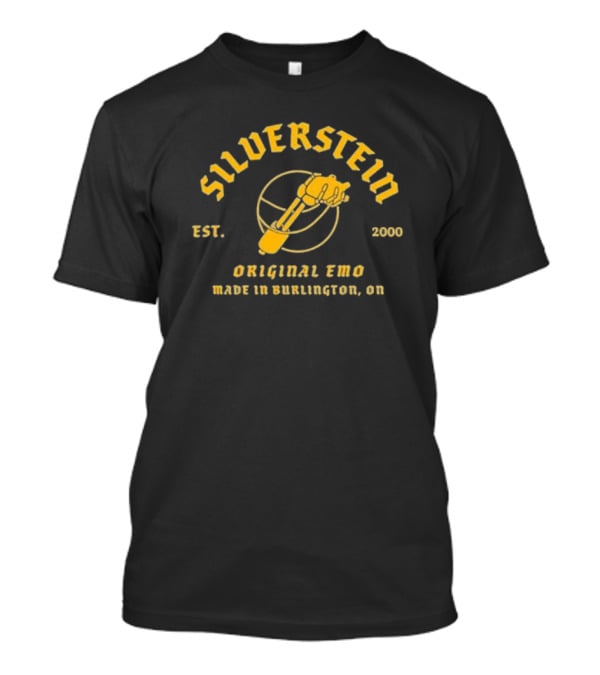 Silverstein Original Emo Made In Burlington ON Est 2000 T-Shirt