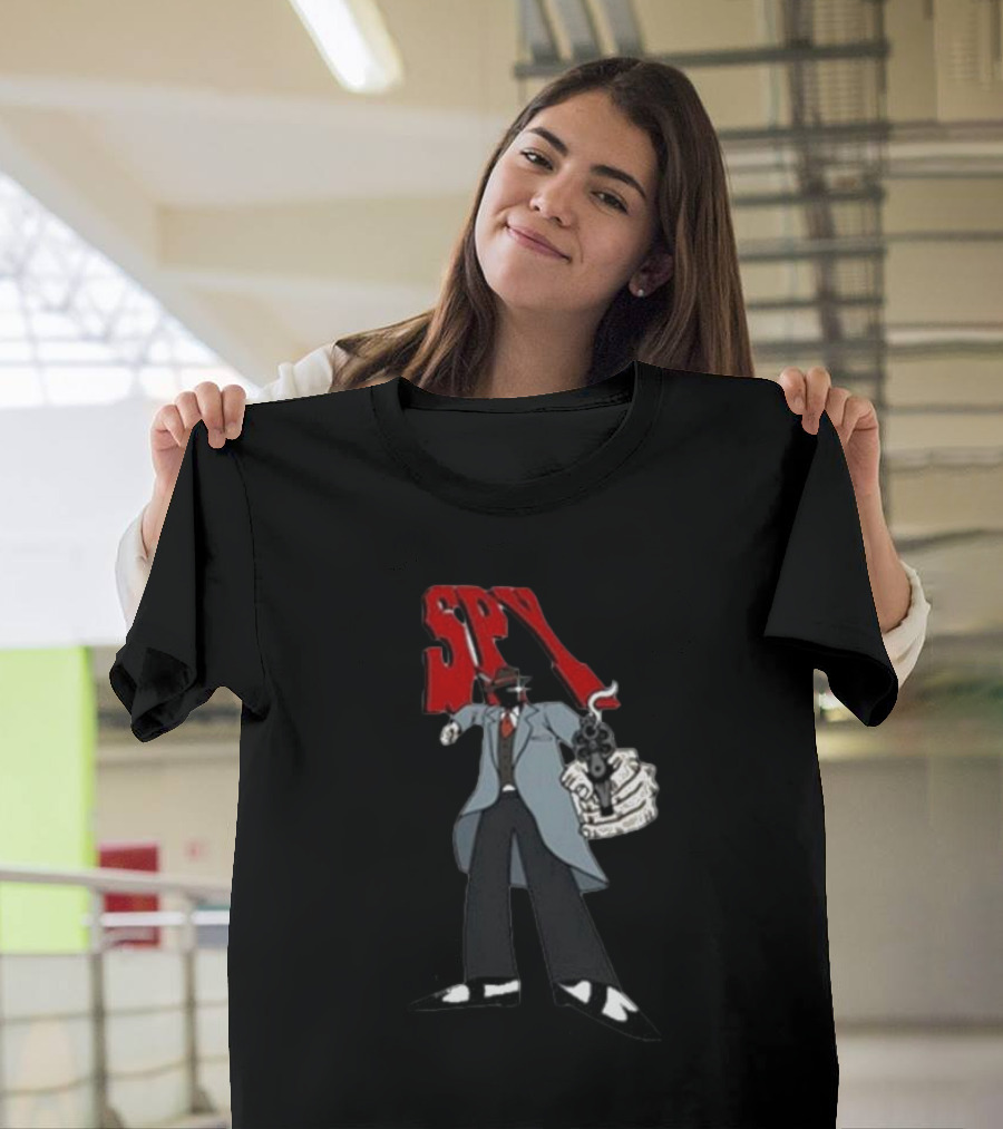 Spy Mobster Gunman Artwork Worldwide T-Shirt