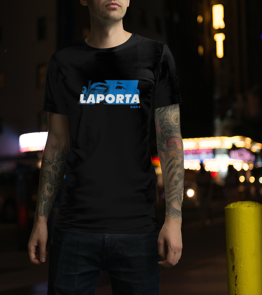 Laporta The Eyes Blue T-Shirt