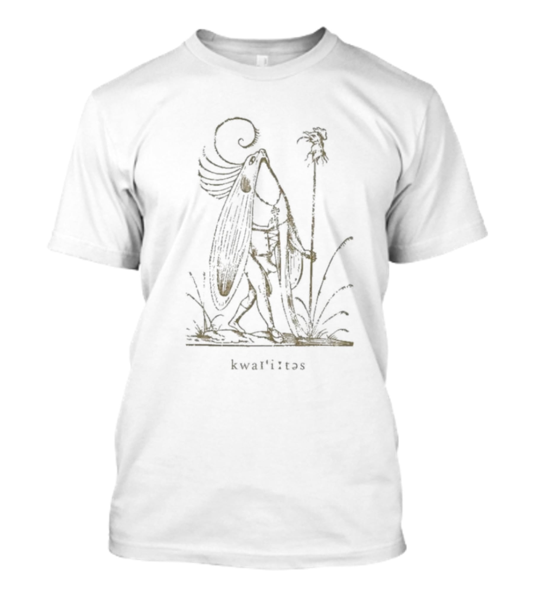 Kwai'liːtəs Ancient Warrior Glyph T-Shirt