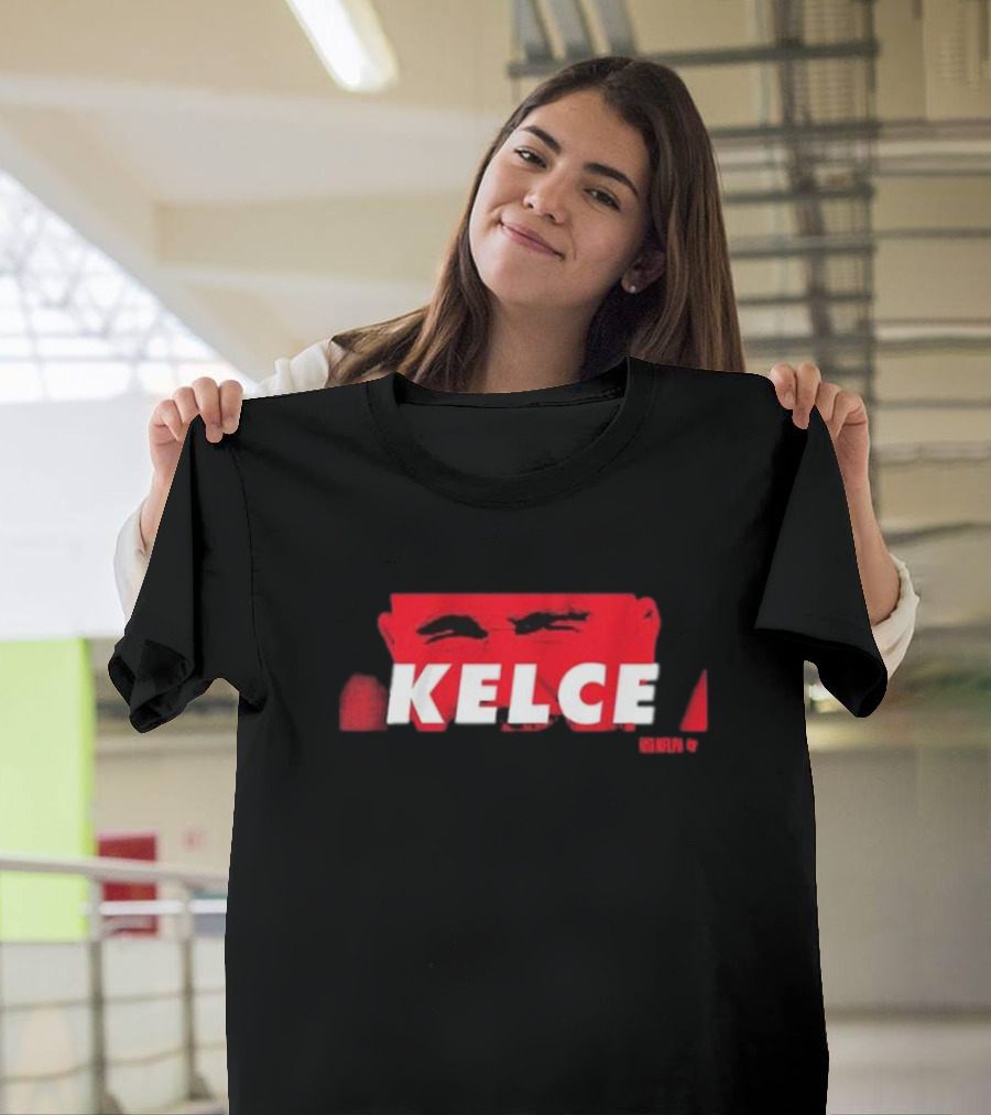 Kelce Red Eyes NFL Football T-Shirt