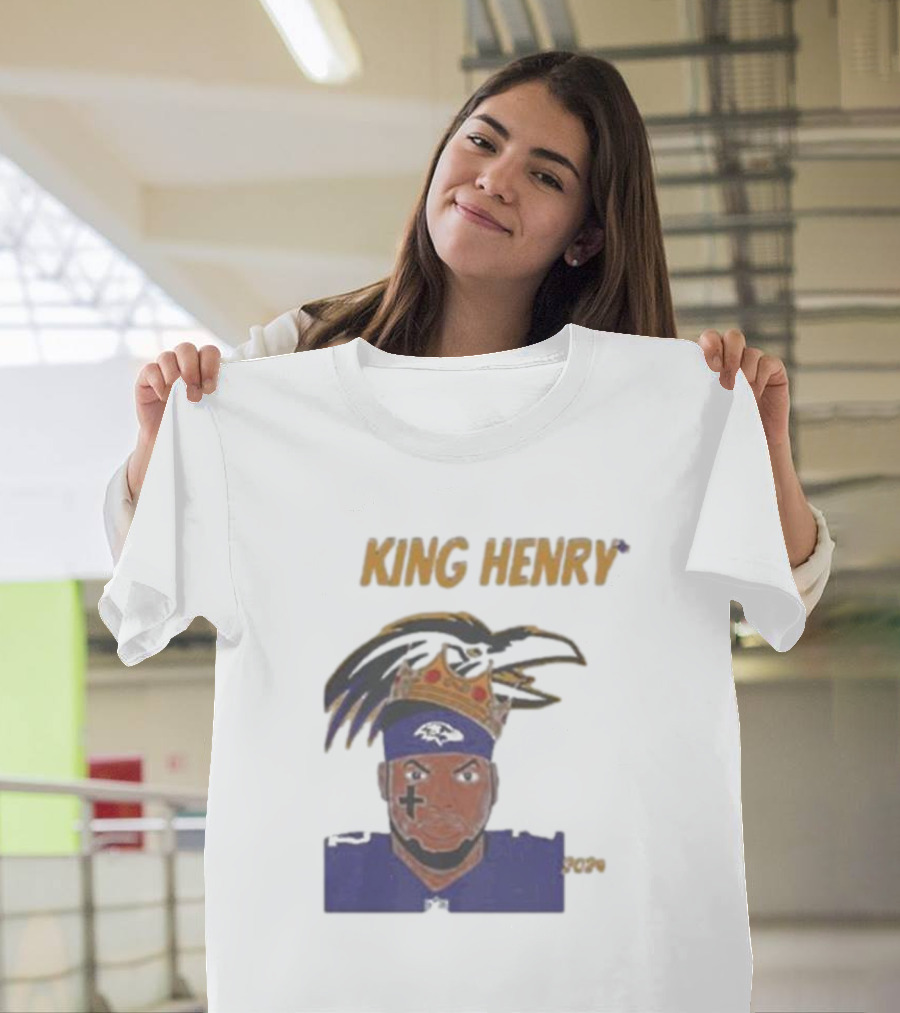 Ravens Football King Henry Baltimore NFL T-Shirt