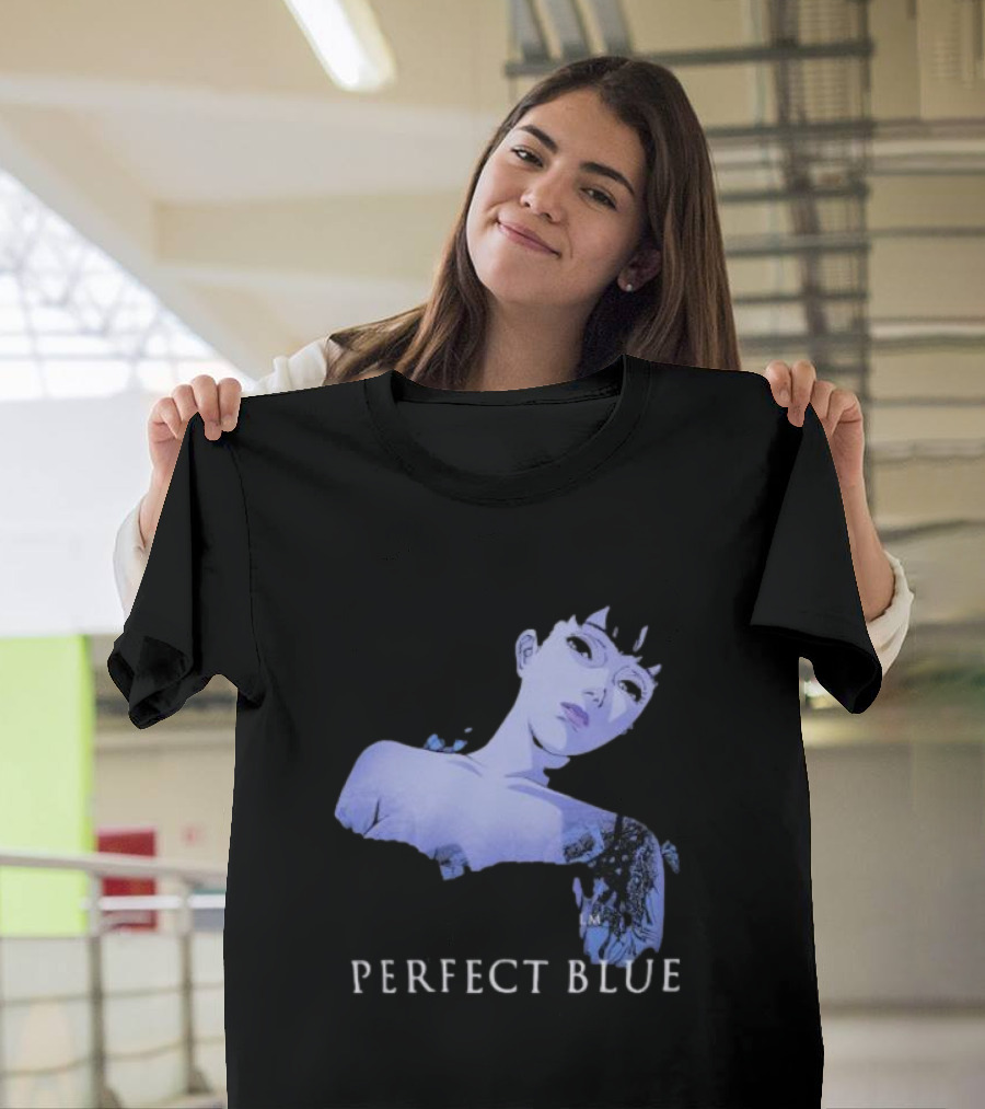 Perfect Blue Anime Figure Geeks Rule Collaboration Silkscreen Printing T-Shirt
