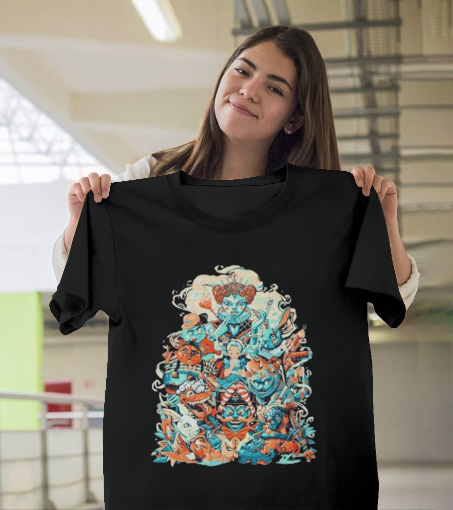 Peter Robinson Exclusive Alice In Wonderland Inspired Characters T-Shirt