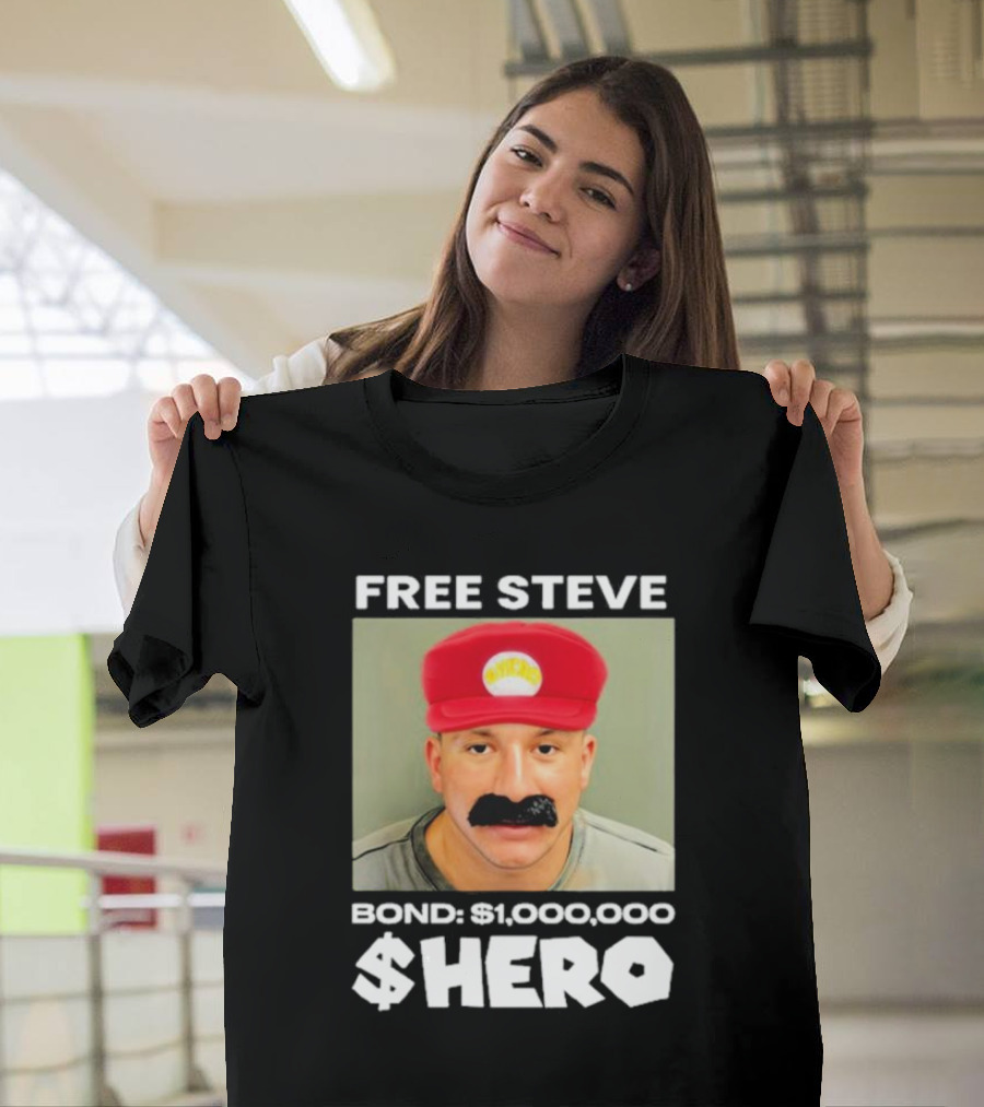 FREE STEVE BOND $1,000,000 $HERO T-Shirt
