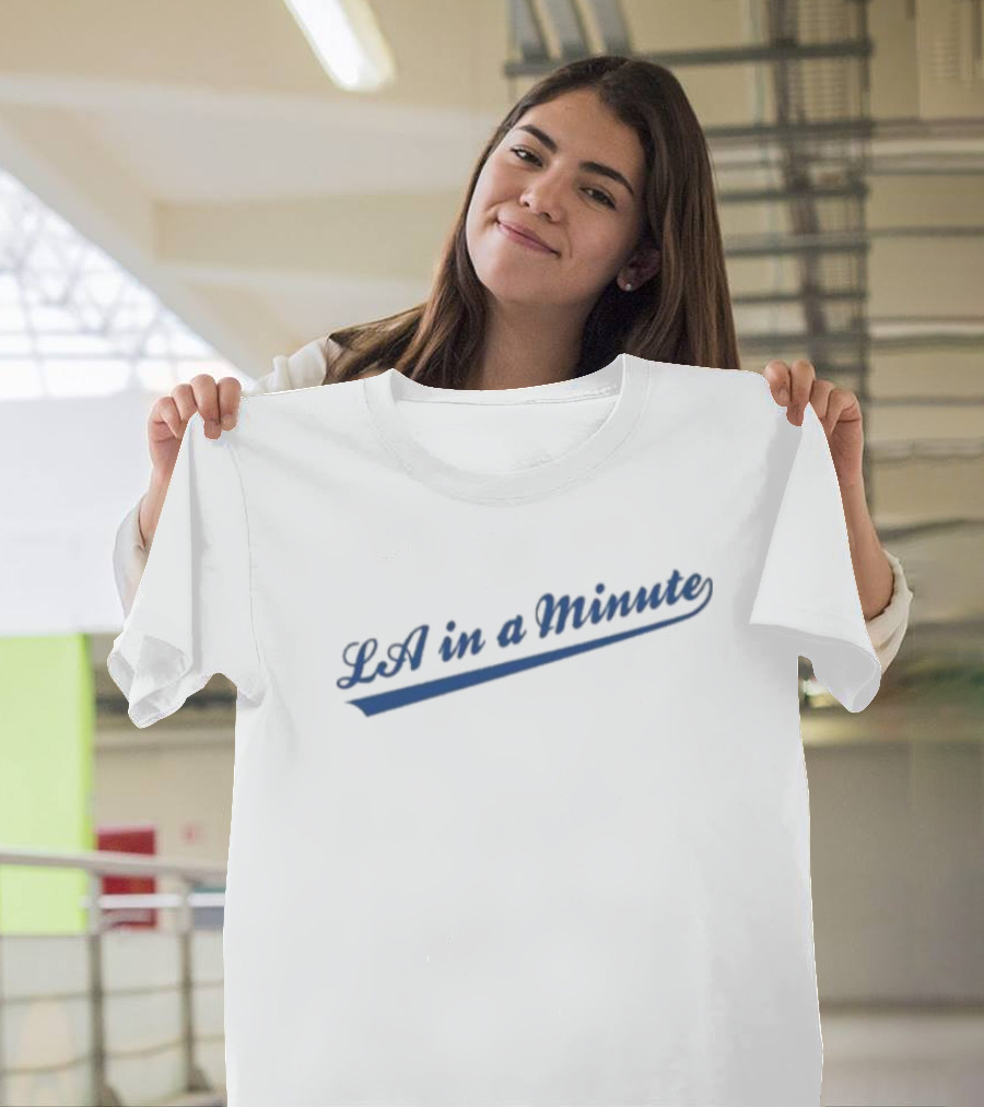 LA in a Minute Baseball Dodgers T-Shirt