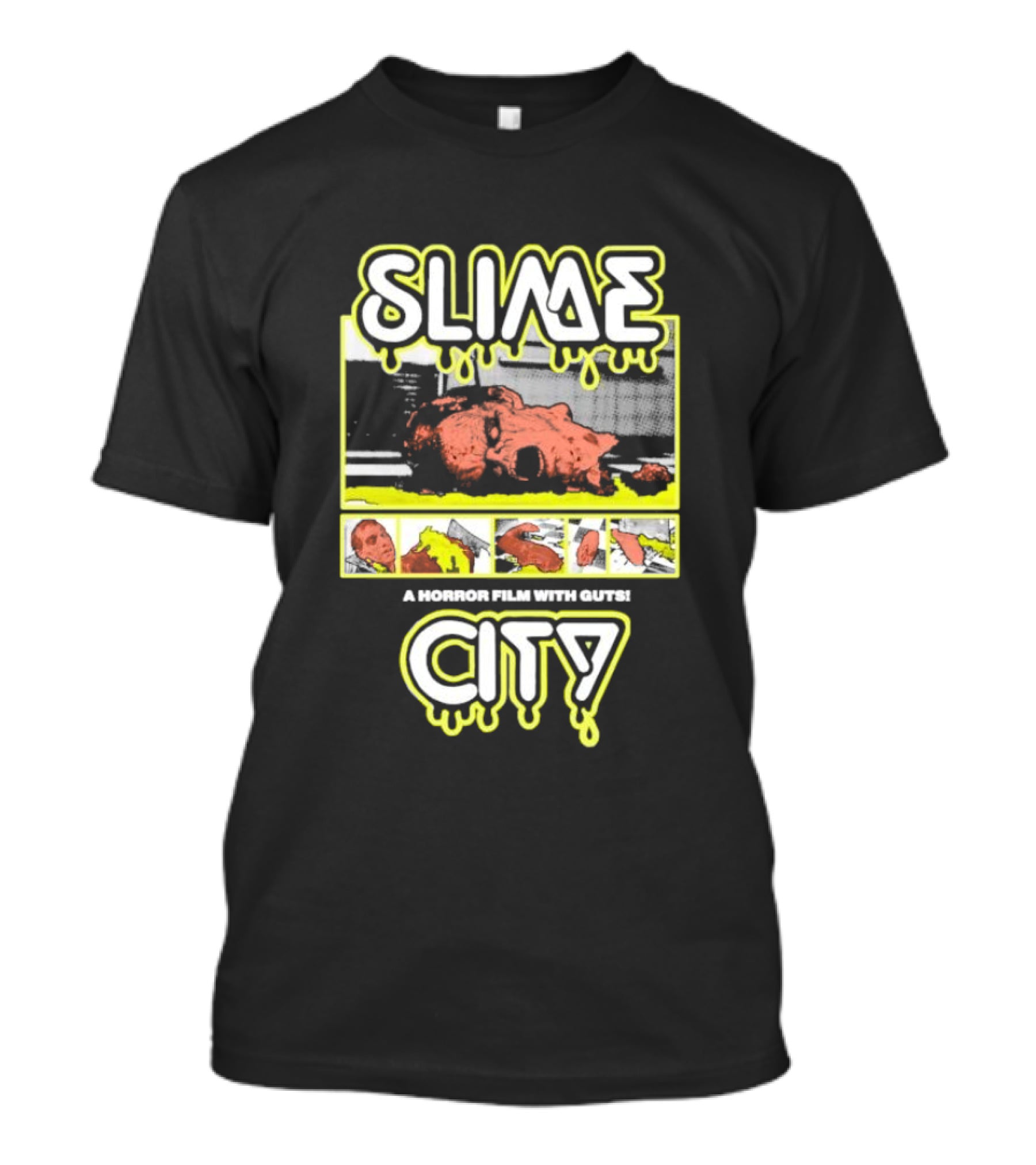 Slime City A Horror Film With Guts Graphic Novel Style Horror T-Shirt
