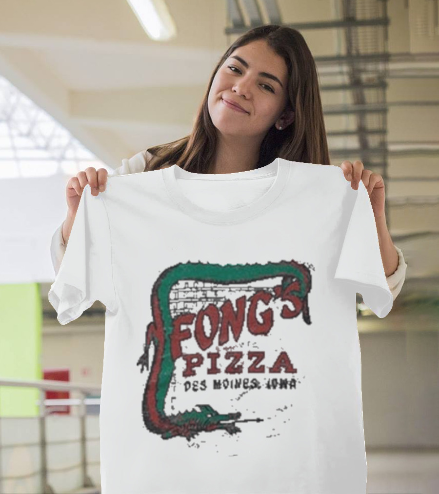 Fong's Pizza Des Moines Iowa Retro T-Shirt