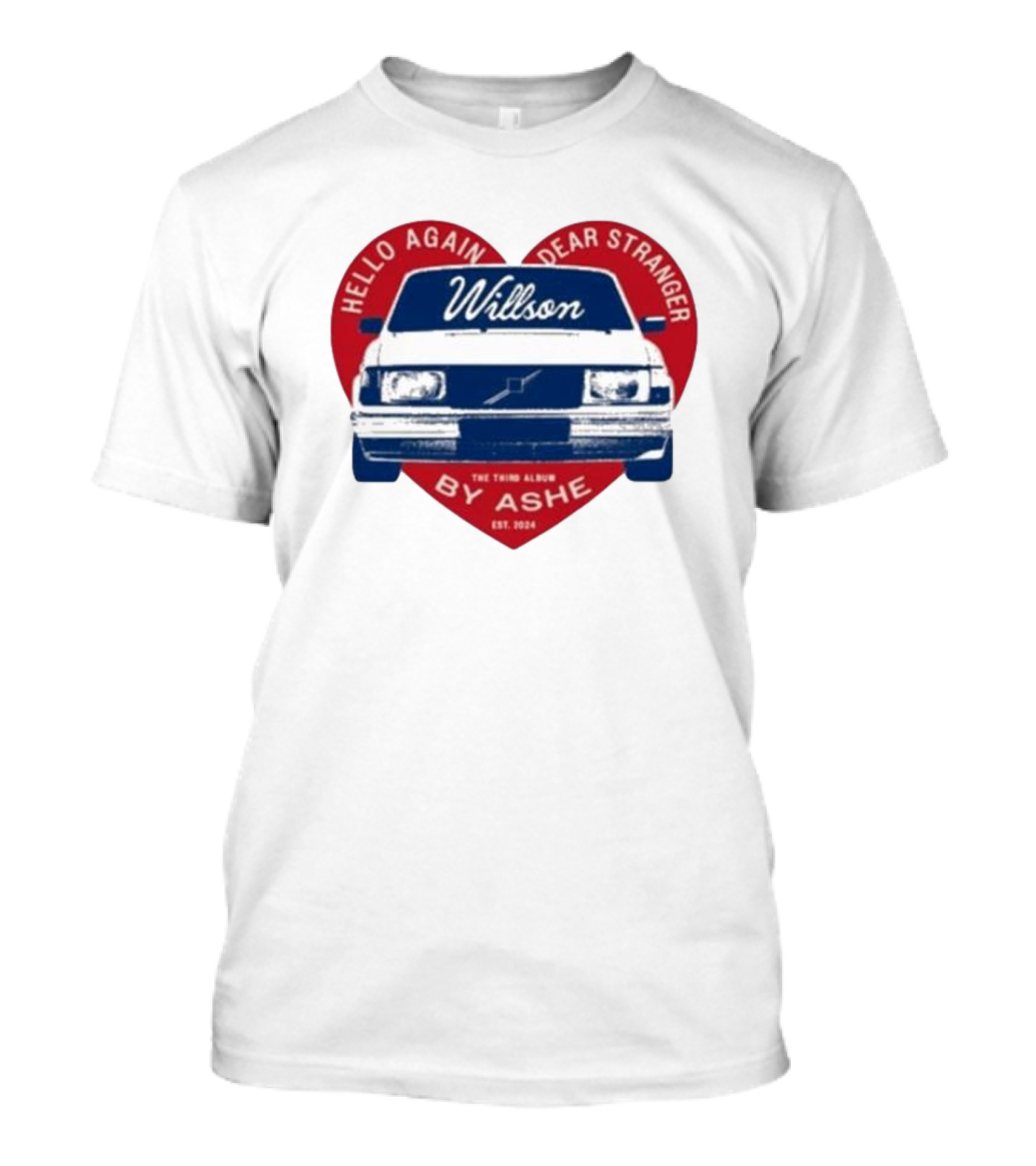 Hello Again Dear Stranger Willson Car The Third Album By Ashe Est. T-Shirt