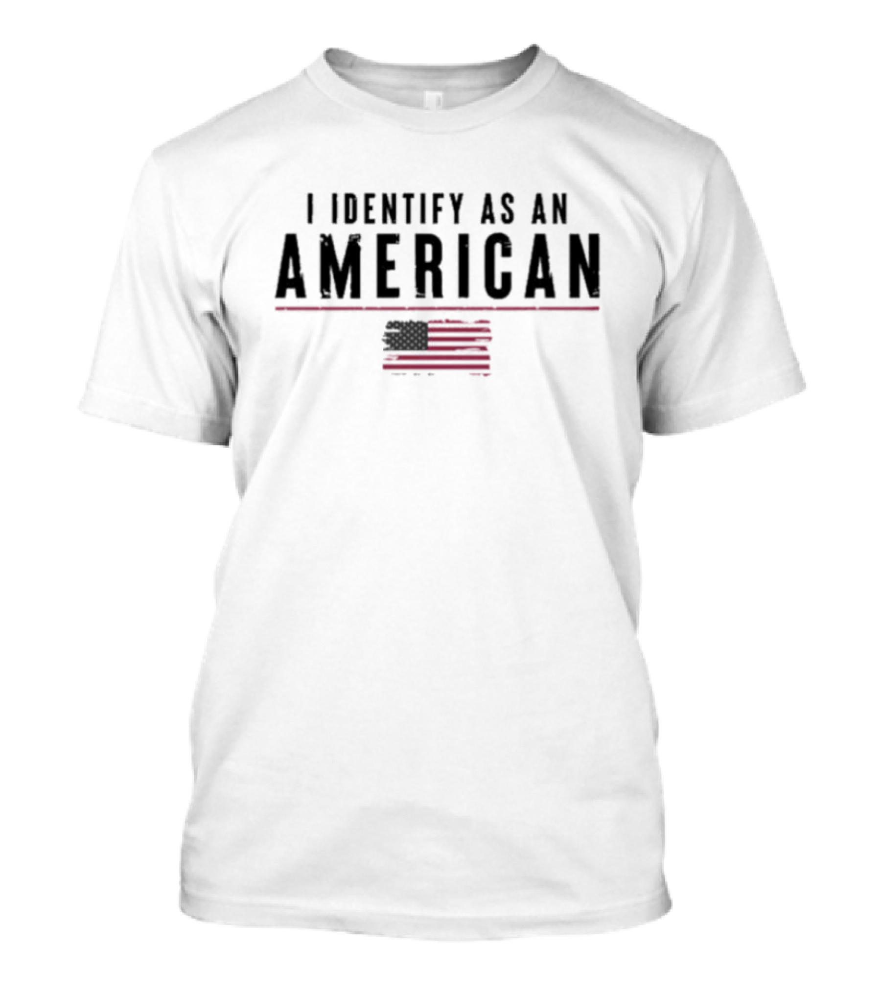 I Identify As An American Flag USA Pride T-Shirt
