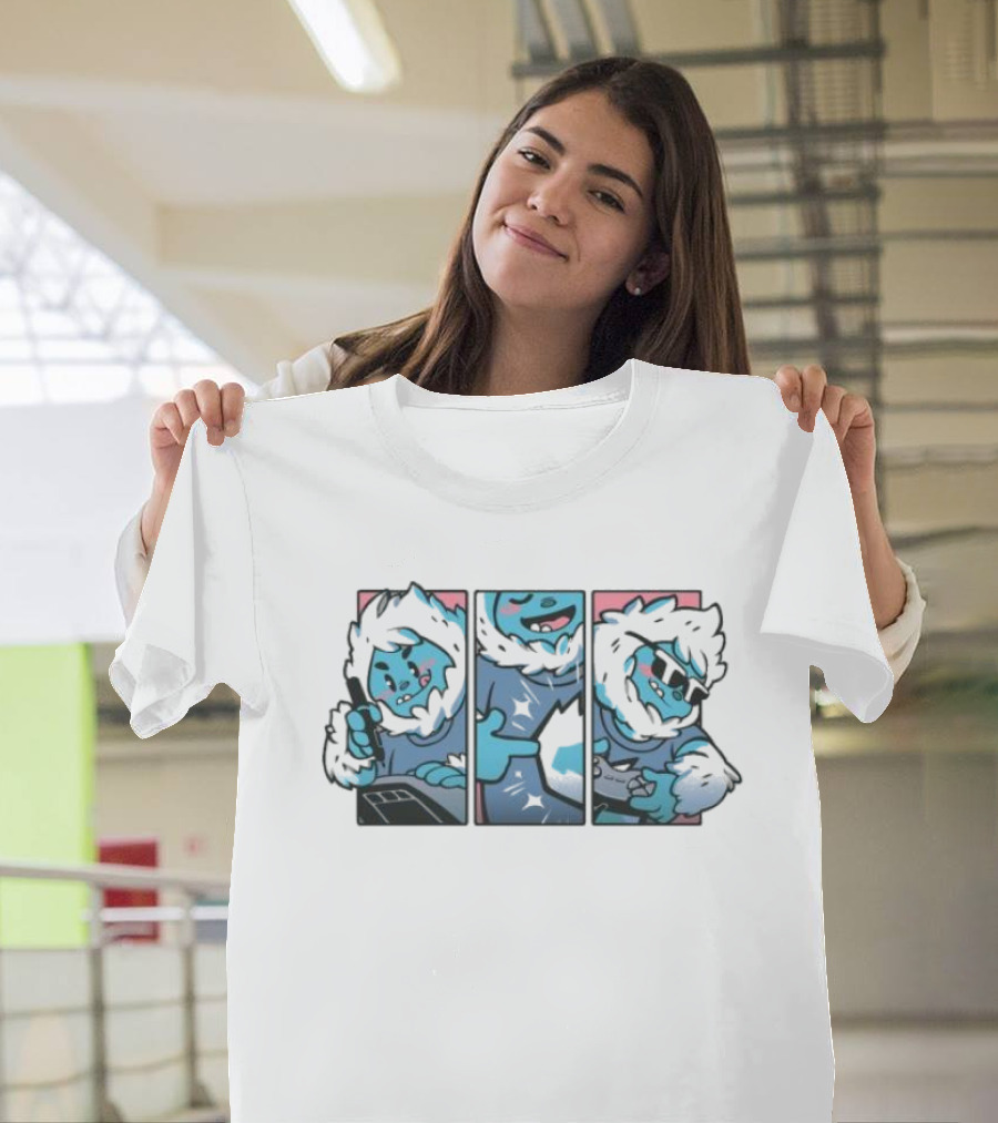 La Vie En Yetee Mikoto Gaming Comic Strip T-Shirt