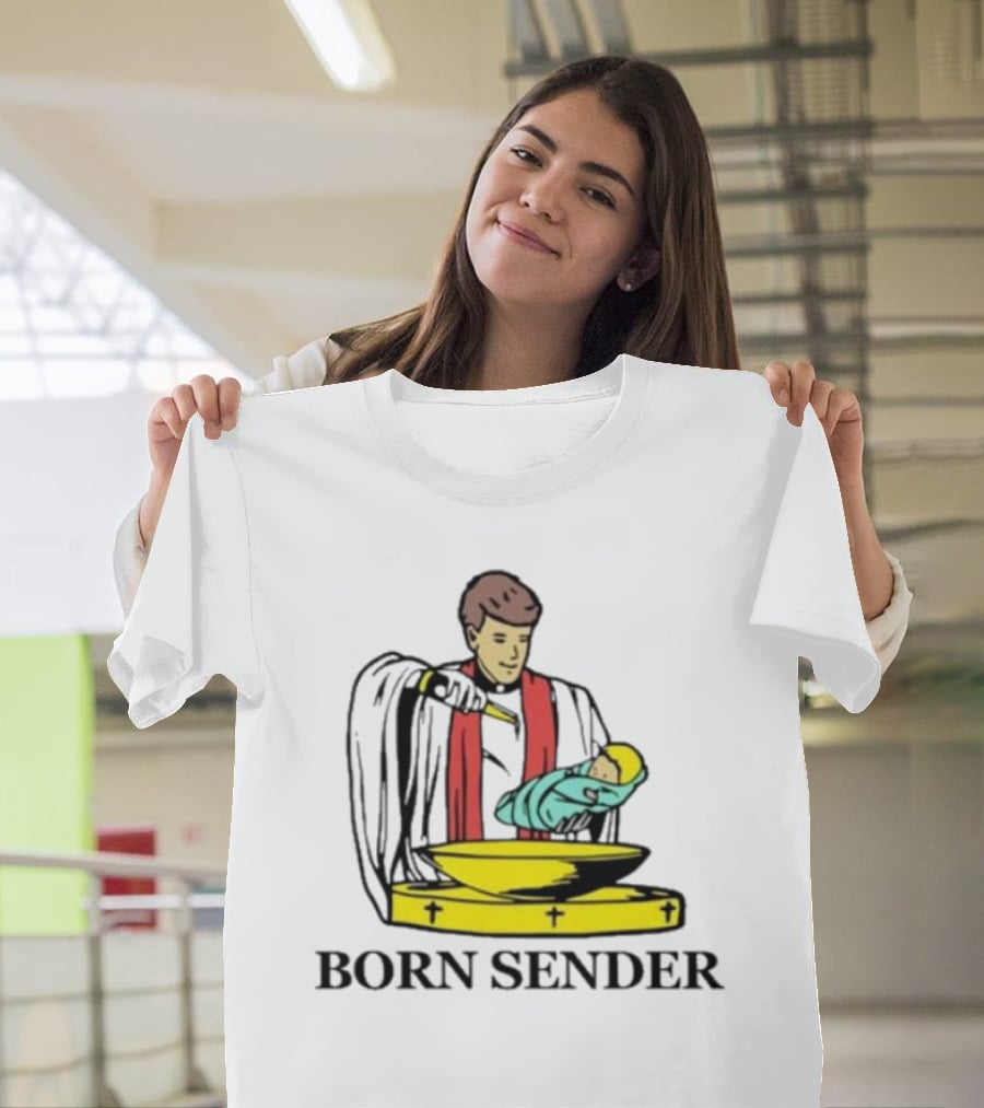 Nelk Boys Born Sender Baptism Priest And Baby T-Shirt