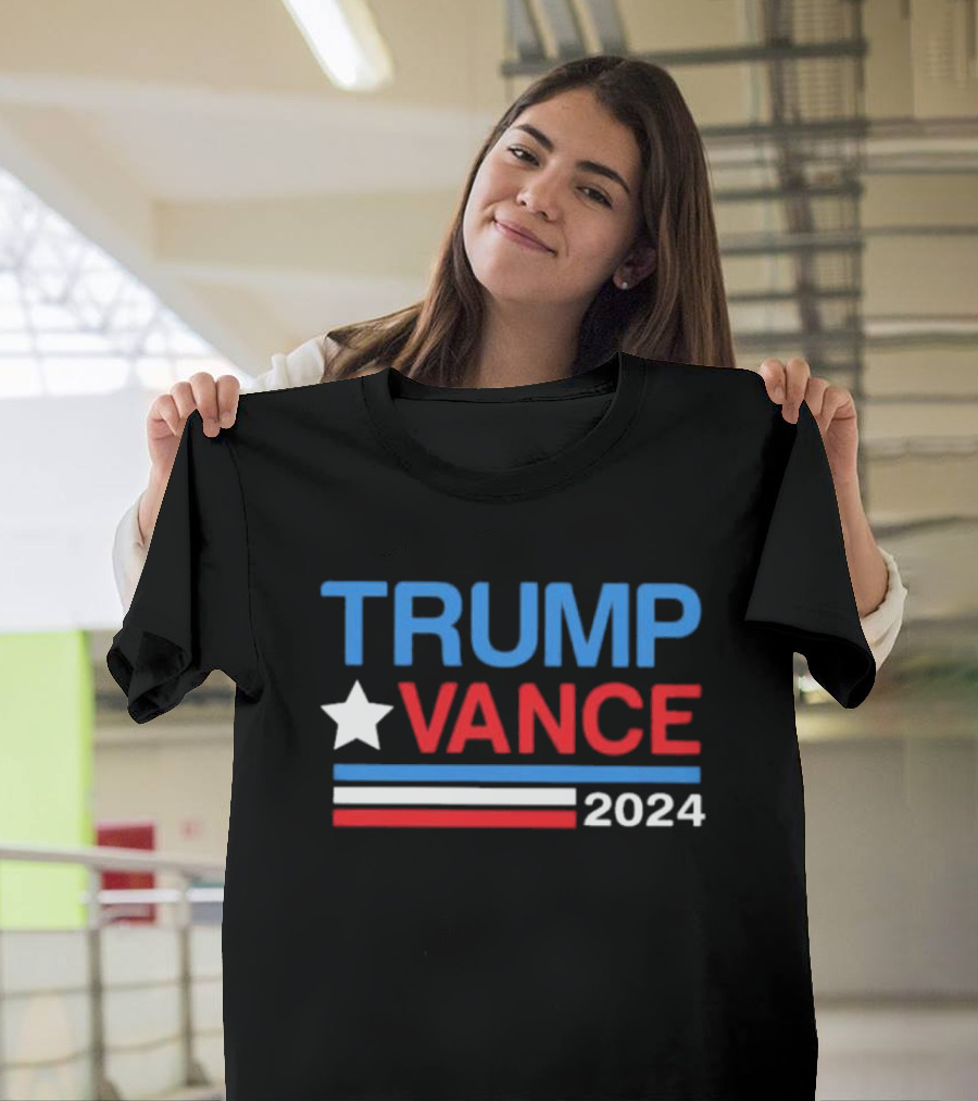 TRUMP VANCE 2024 USA ELECTION PATRIOTIC STAR STRIPES T-Shirt