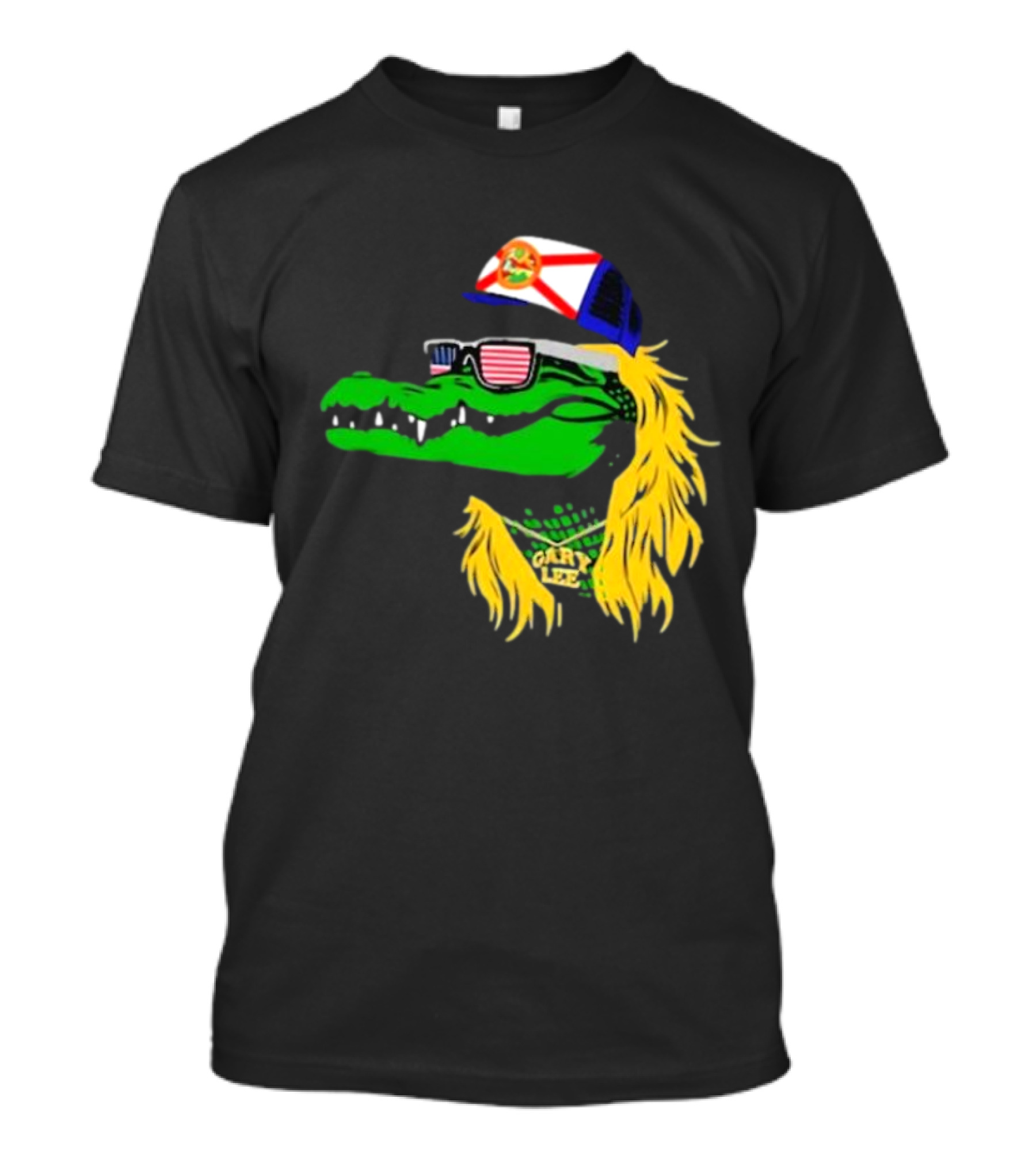 Conservativeant Wearing Gary Lee Gator With Trucker Hat And Sunglasses T-Shirt