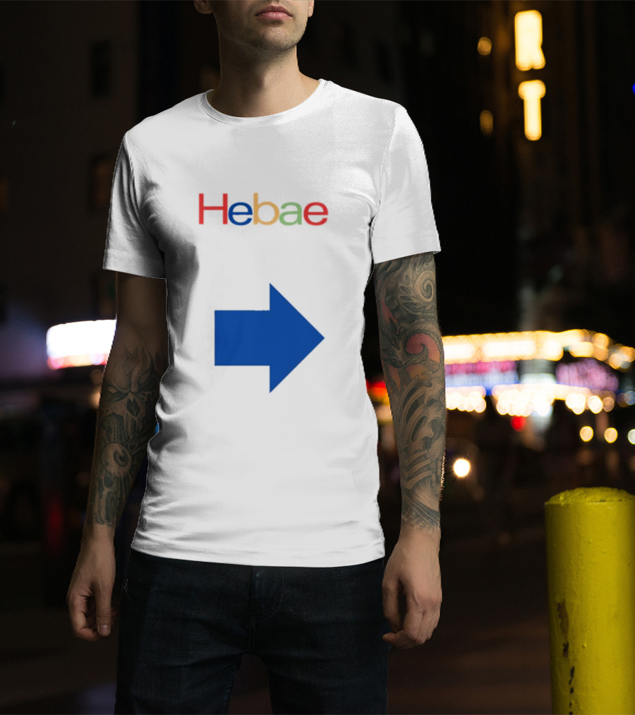 Cursed Couple’s Hebae Shebae Google Arrow T-Shirt
