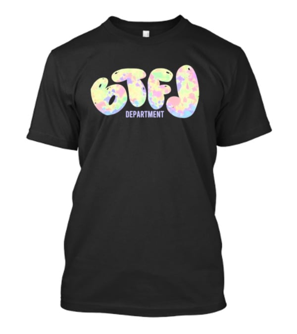 Btfl Studio Department Colorful Abstract Lettering T-Shirt