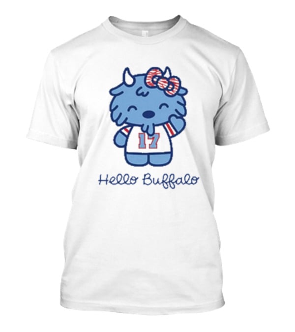 Hello Buffalo 17 Mascot Buffalo Bills T-Shirt