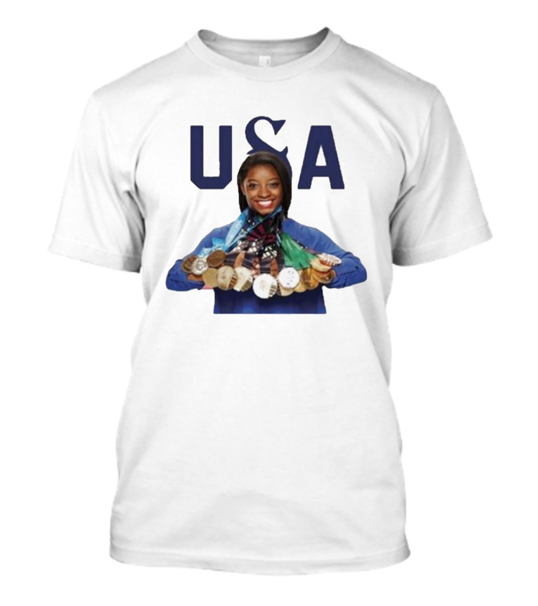 USA Simone Biles Paris Medals T-Shirt