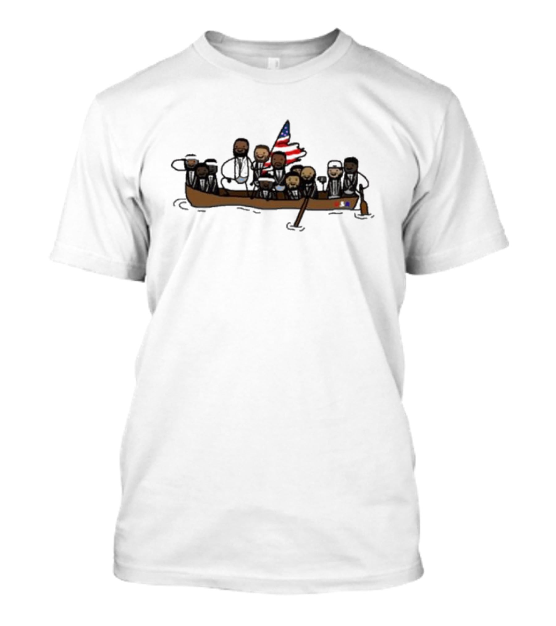 Lebron James Team Usa Leusa Boat Basketballers T-Shirt