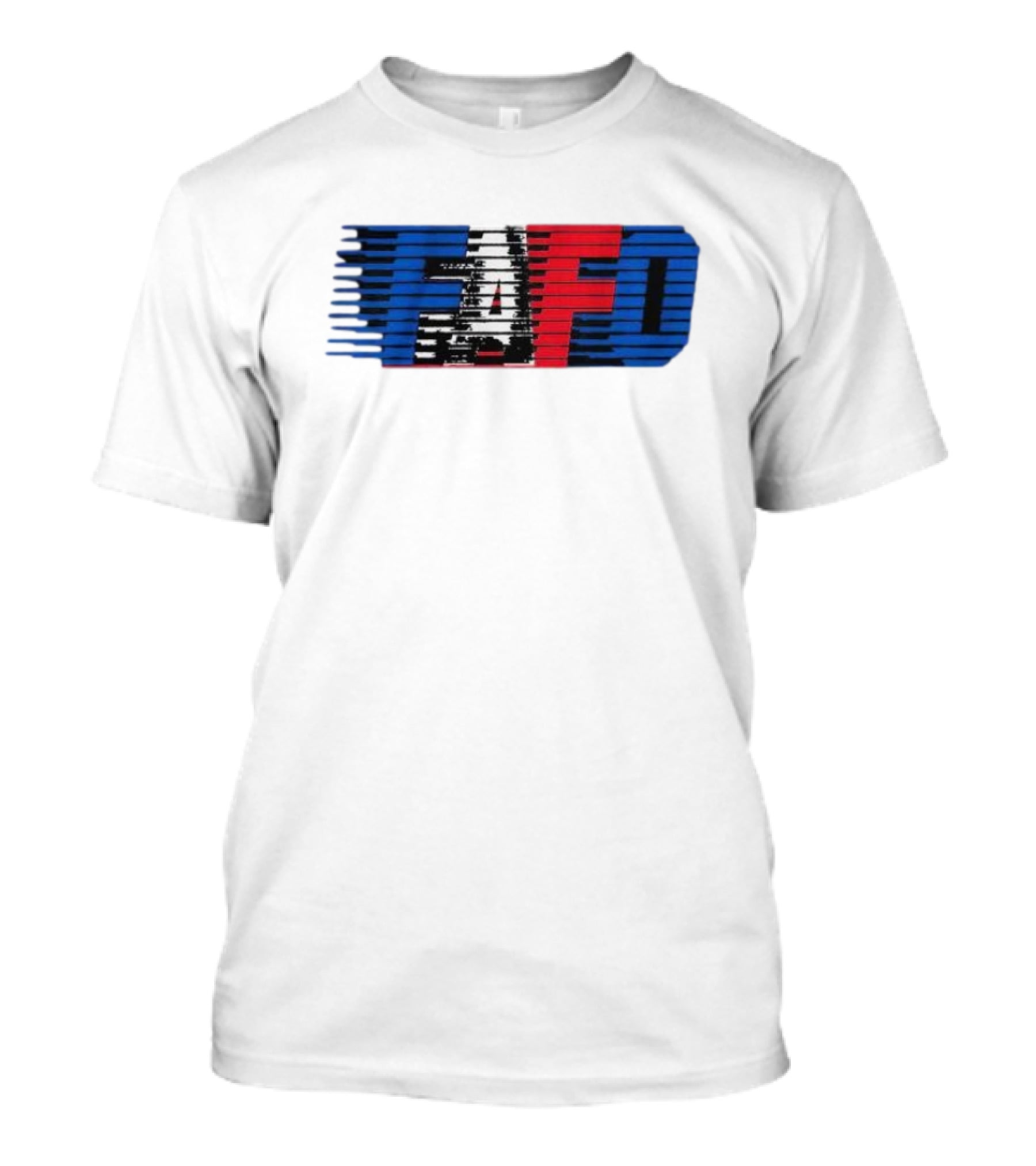 Usa Fafo Red White Blue Stripes T-Shirt