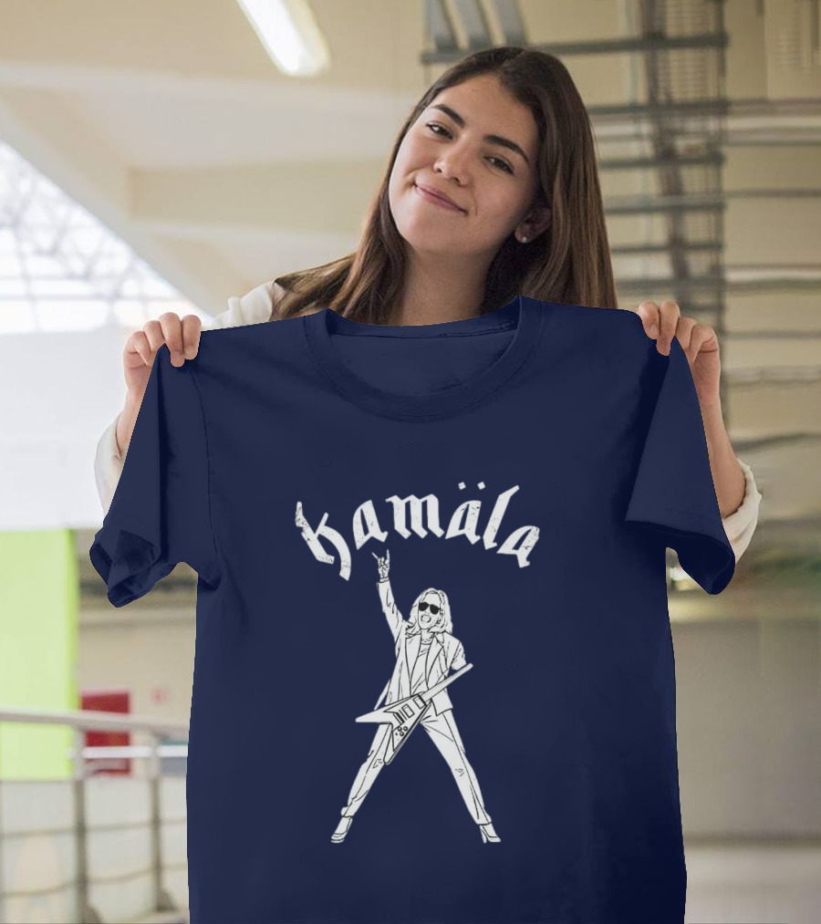 Kamala Motorhead Kamala Harris 2024 Kay Hanley Heavy Metal T-Shirt
