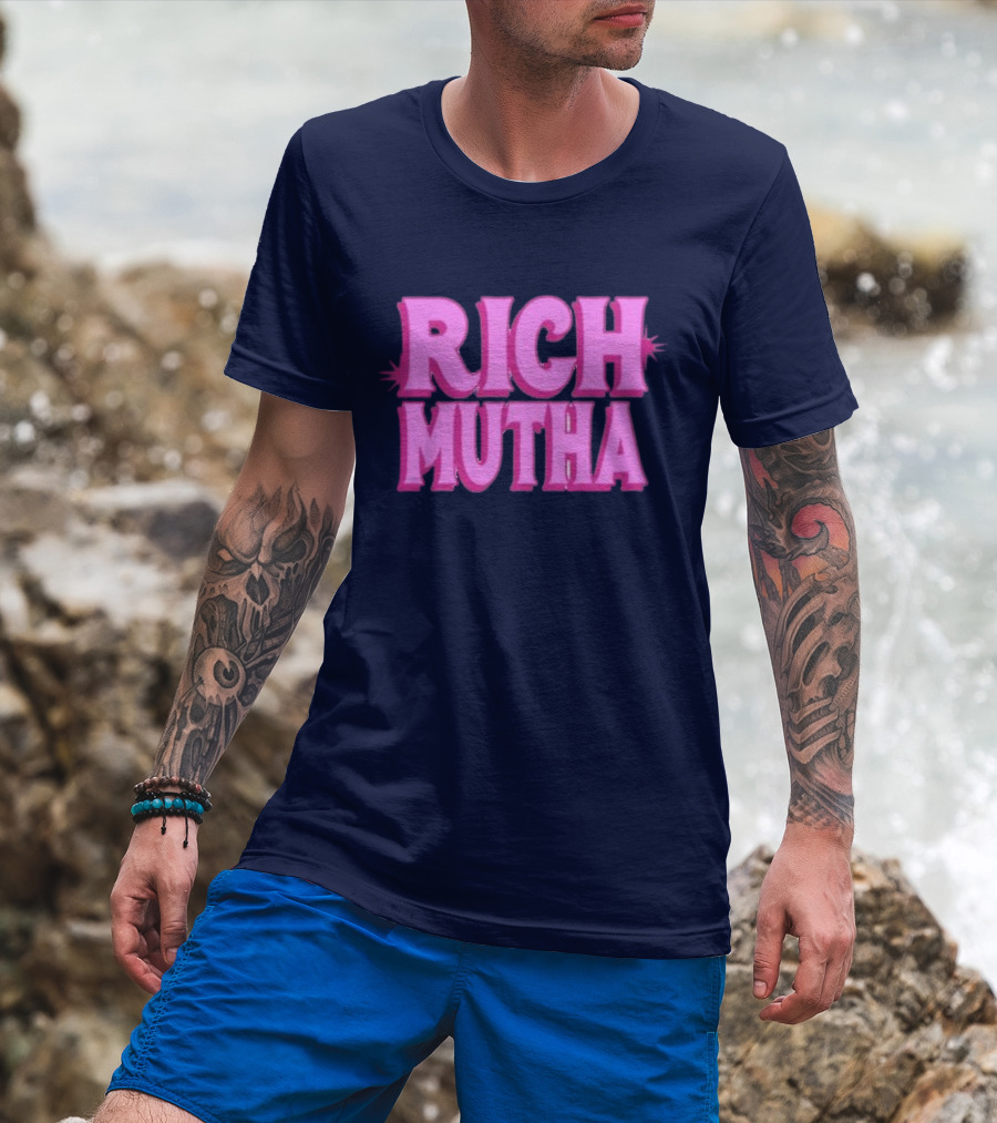 Monaleo Rich Mutha Pink T-Shirt