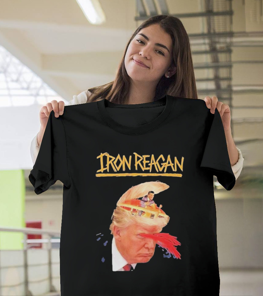 Iron Reagan Trump American President Break Brain T-Shirt