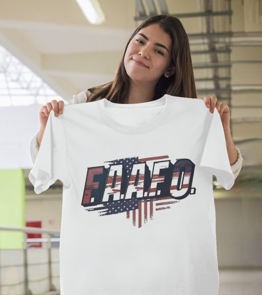 Faafo American Flag Gymnastics Olympics 2024 Team Trendy Simone Biles Suni Lee Jordan Chiles Hezly Jade Carey T-Shirt