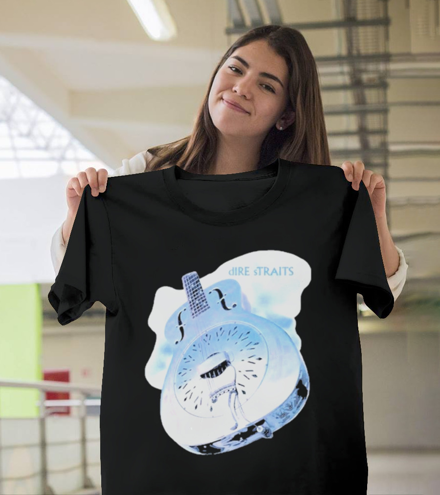 Dire Straits Brothers In Arms Live 85 Retro Tour Guitar T-Shirt