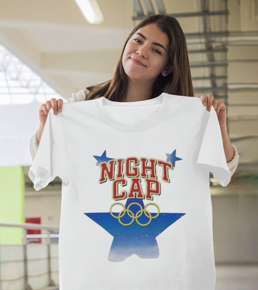 Night Cap Olympics Star Rings T-Shirt
