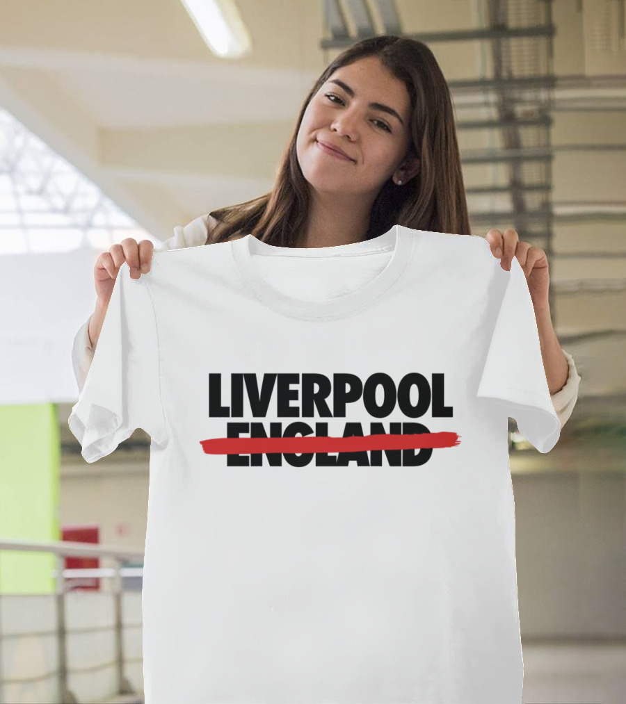 Allezlesrouges Liverpool Crossed Out England T-Shirt