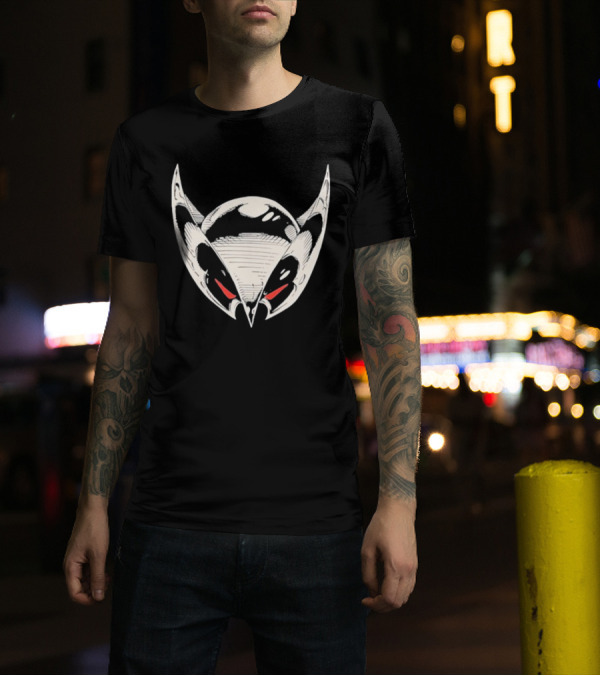 Gerard Way Shadowhawk Helmet Red Eyes T-Shirt