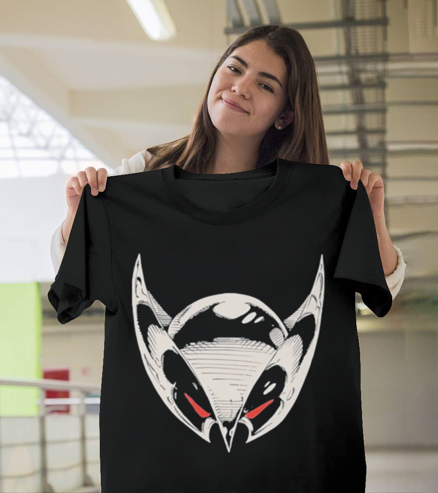 Gerard Way Shadowhawk Helmet Red Eyes T-Shirt