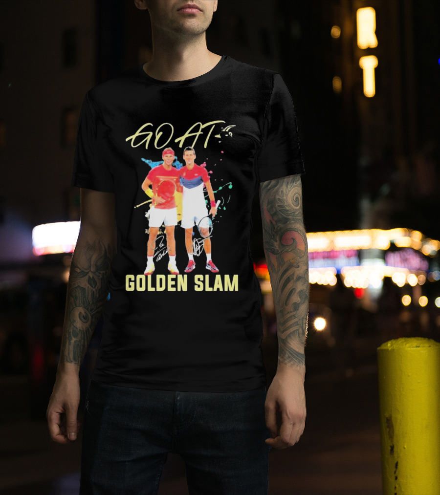 GOAT Golden Slam Tennis Signature T-Shirt
