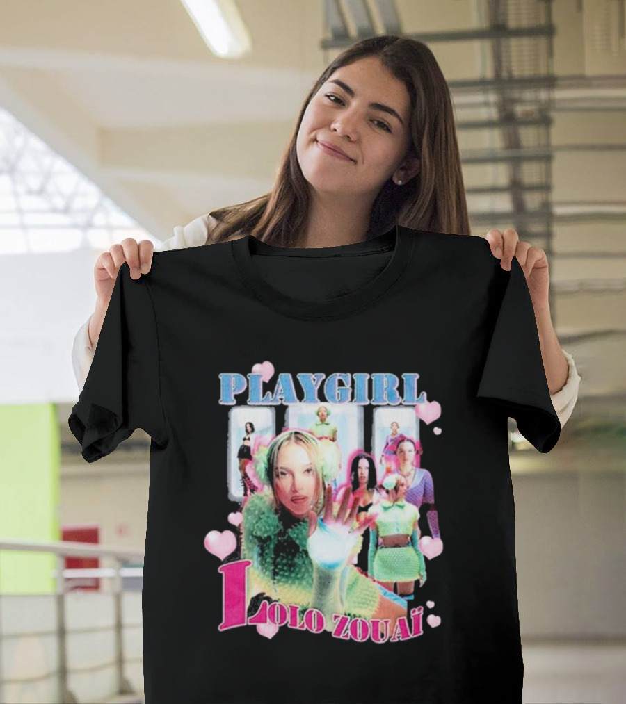 PLAYGIRL LOLO ZOUAÏ Retro Fashion Aesthetic With Feminine Icons T-Shirt