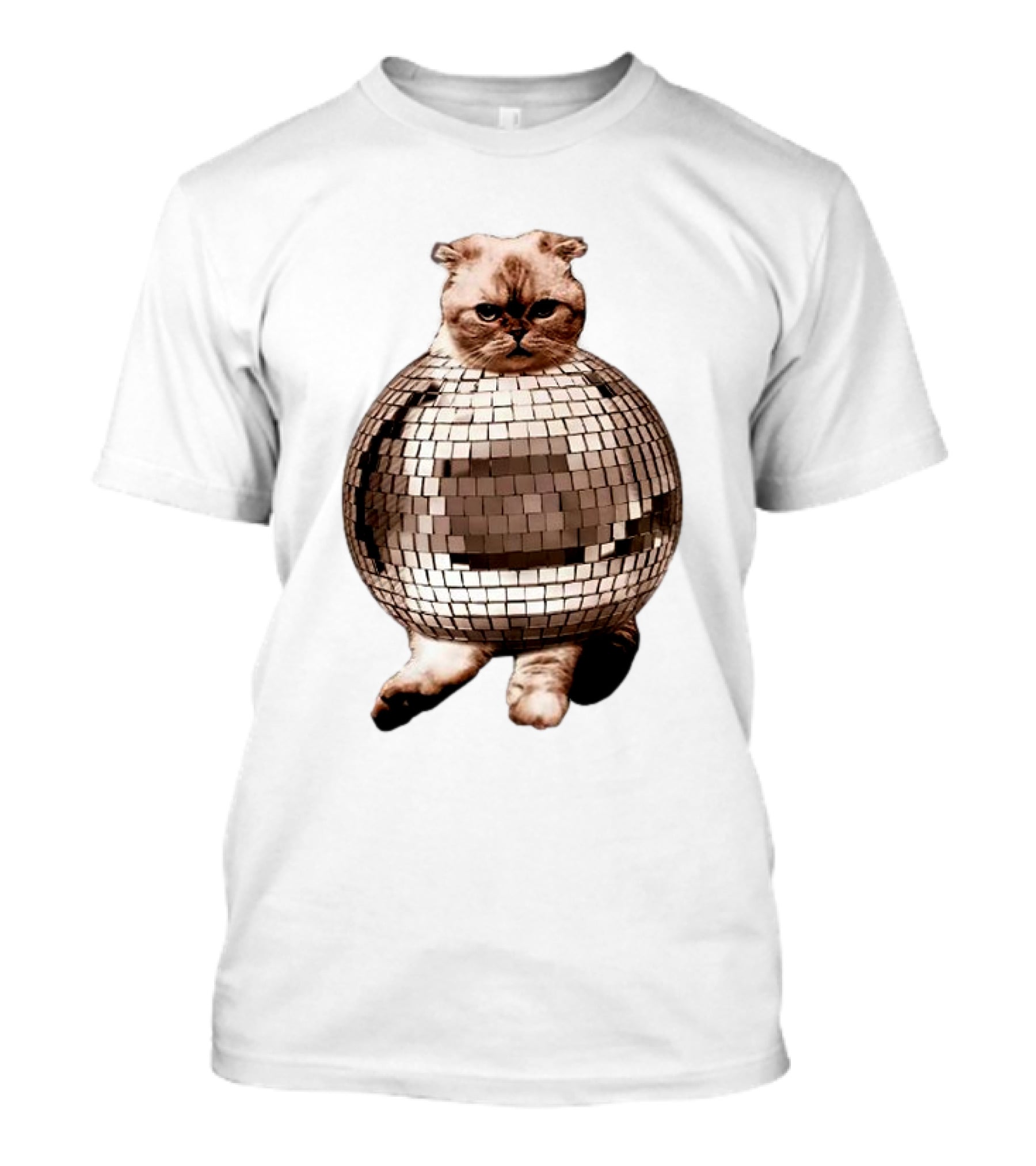 Taylor Swift Mirrorball Disco Cat T-Shirt